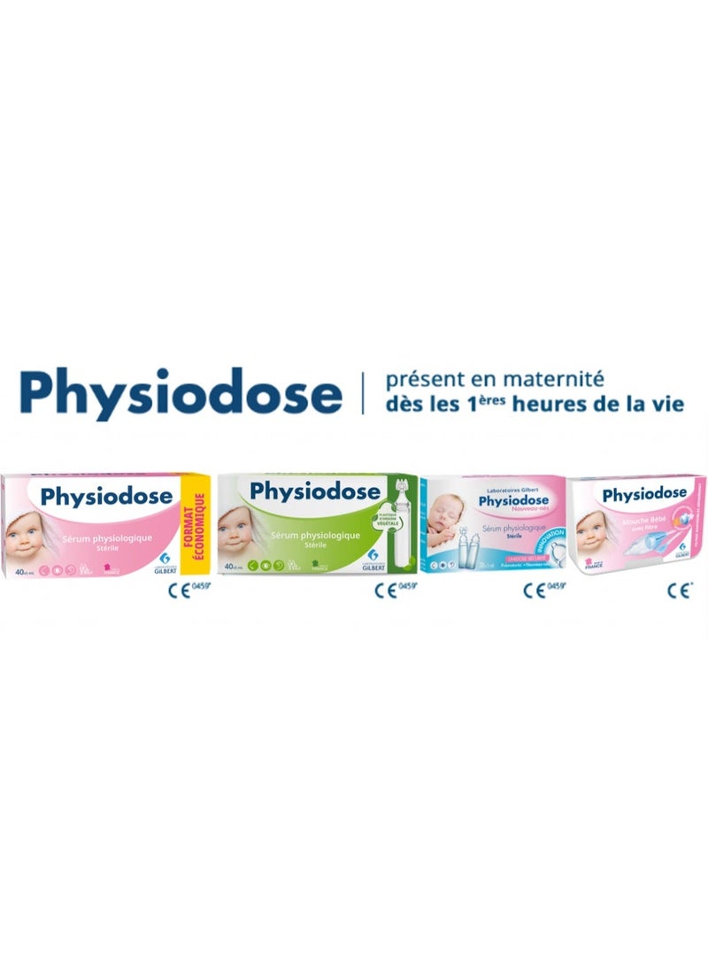 Physiodose Sterile Physiological Serum 40 Vegetable Single Doses - Image 3